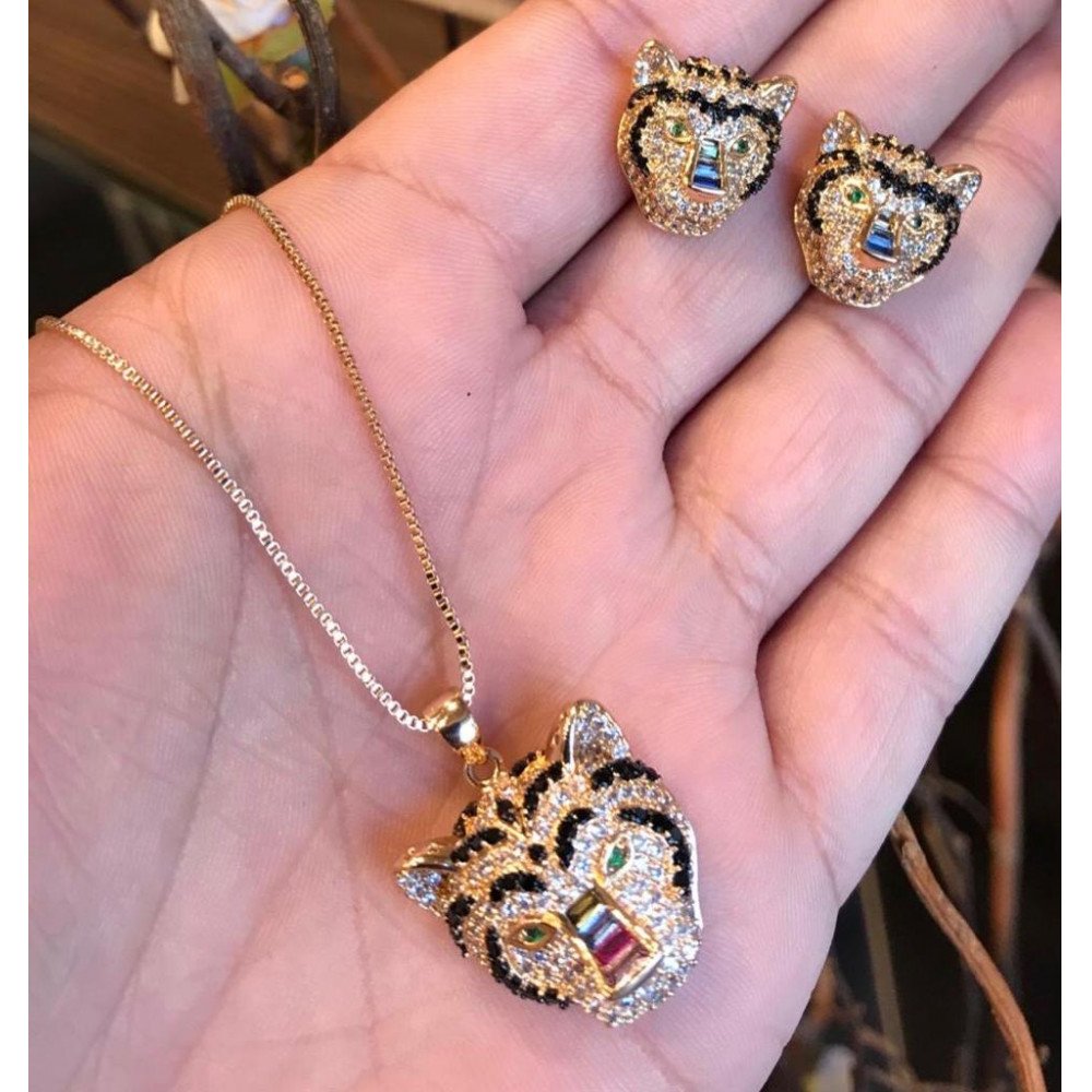 CONJUNTO PANTERA FOLHEADO