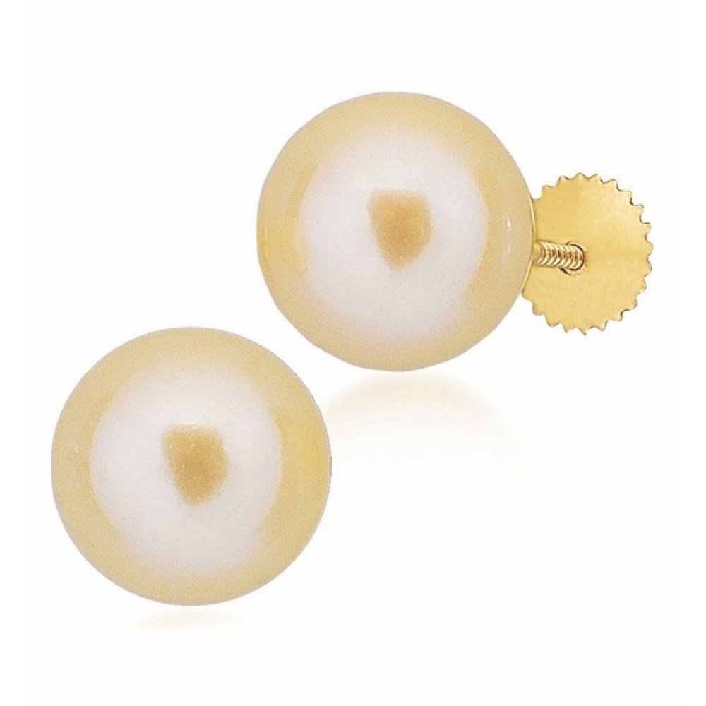 BRINCO OURO 18K PÉROLA