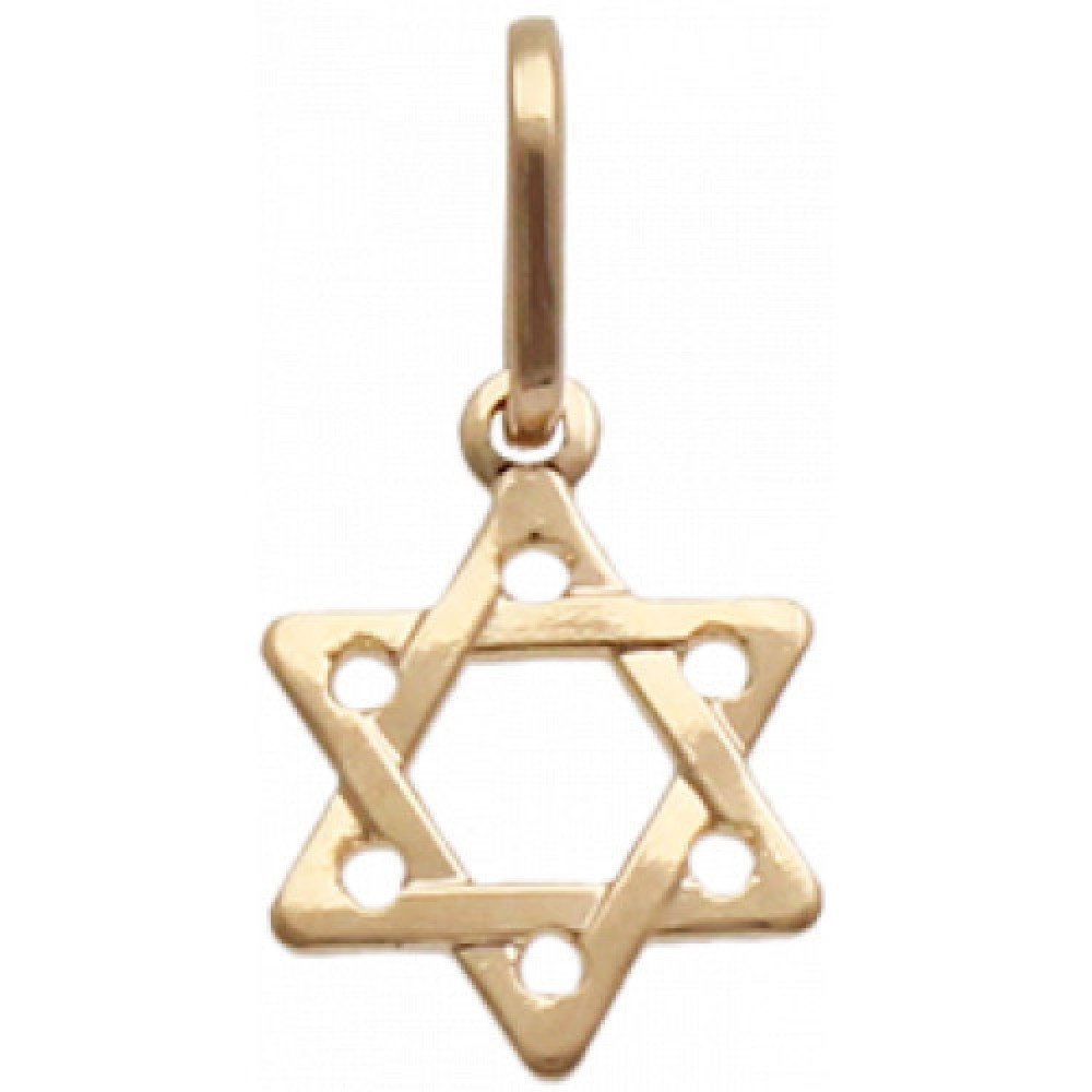 PINGENTE OURO 18K ESTRELA DAVI