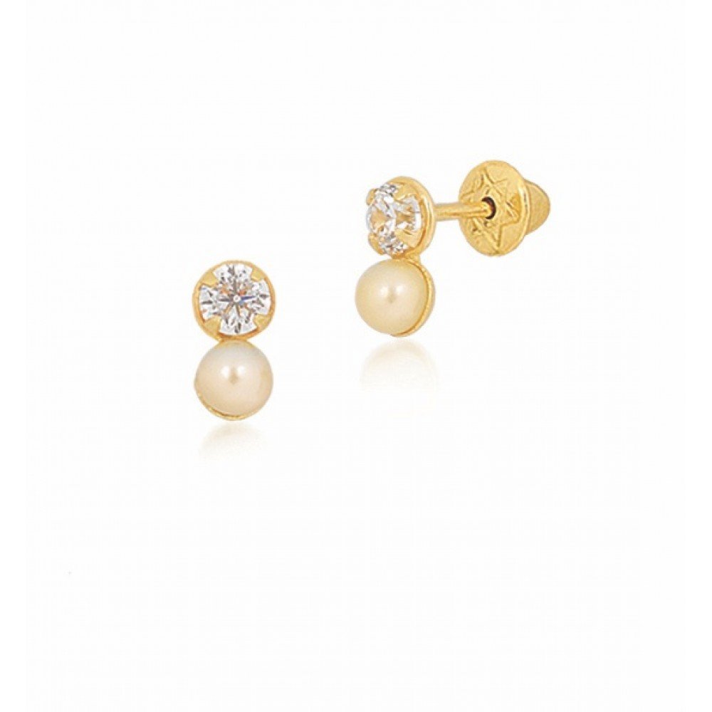BRINCO OURO 18K PÉROLA