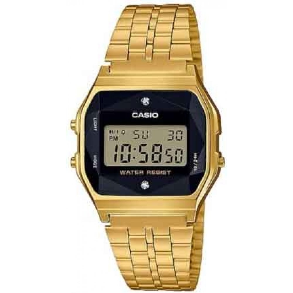 RELÓGIO CASIO VINTAGE COM DIAMANTE