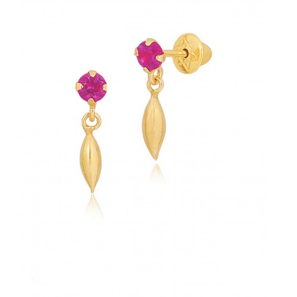 BRINCO OURO18K ZIRCÔNIA