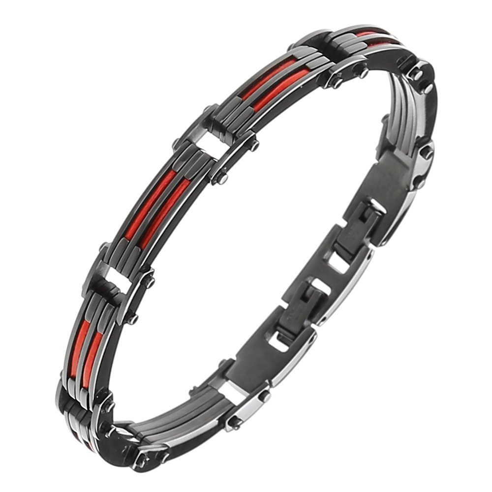 PULSEIRA ROSSO MODELO ITALIANA EM AÇO.