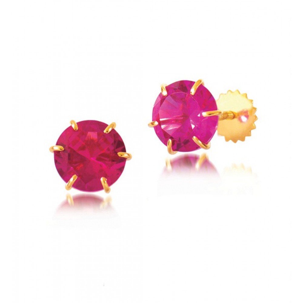 BRINCO OURO 18K ZIRCÔNIA
