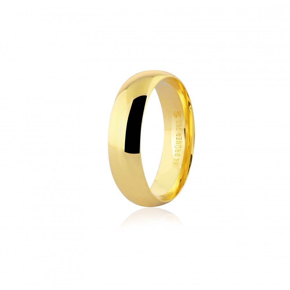 ALIANÇA OURO 18K ANATÔMICA