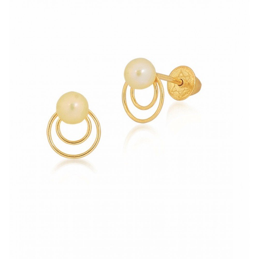BRINCO OURO 18K PÉROLA