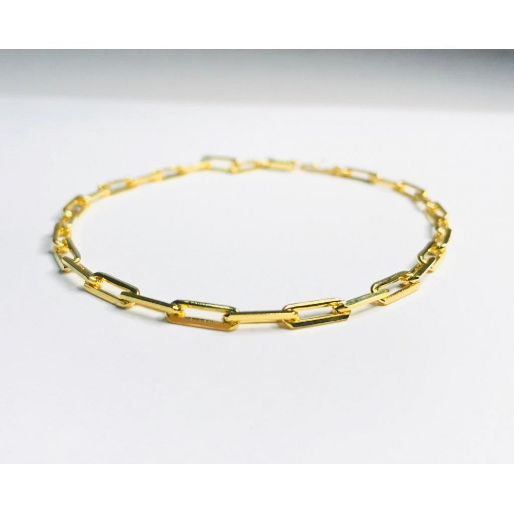 PULSEIRA CADEADO FOLHEADA