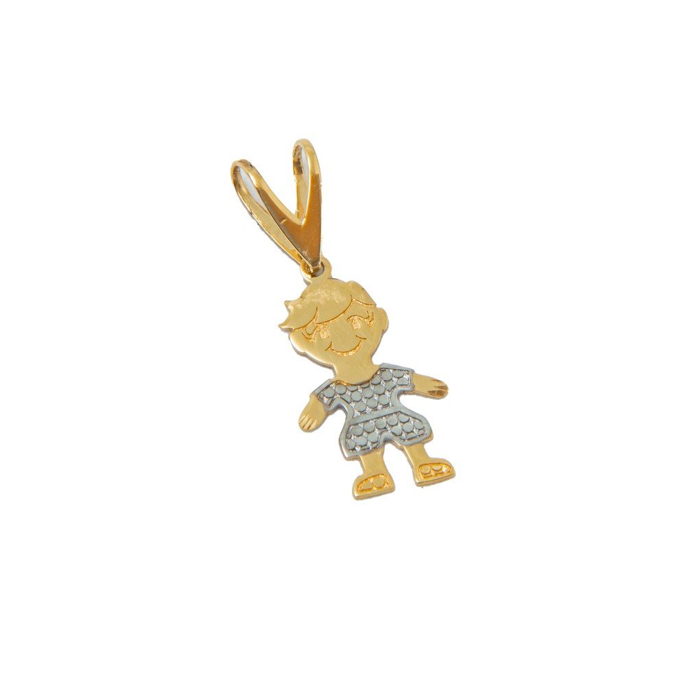 PINGENTE MENINO OURO 18K